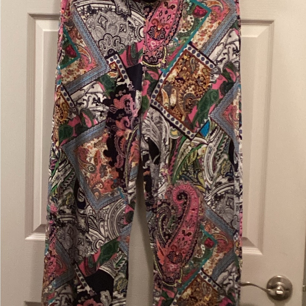 Ralph Lauren Multicolor Paisley Pants